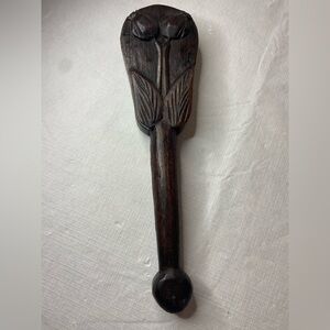 Carved Wooden Vintage Opium Scale Trinket Box  Decor 14 inch